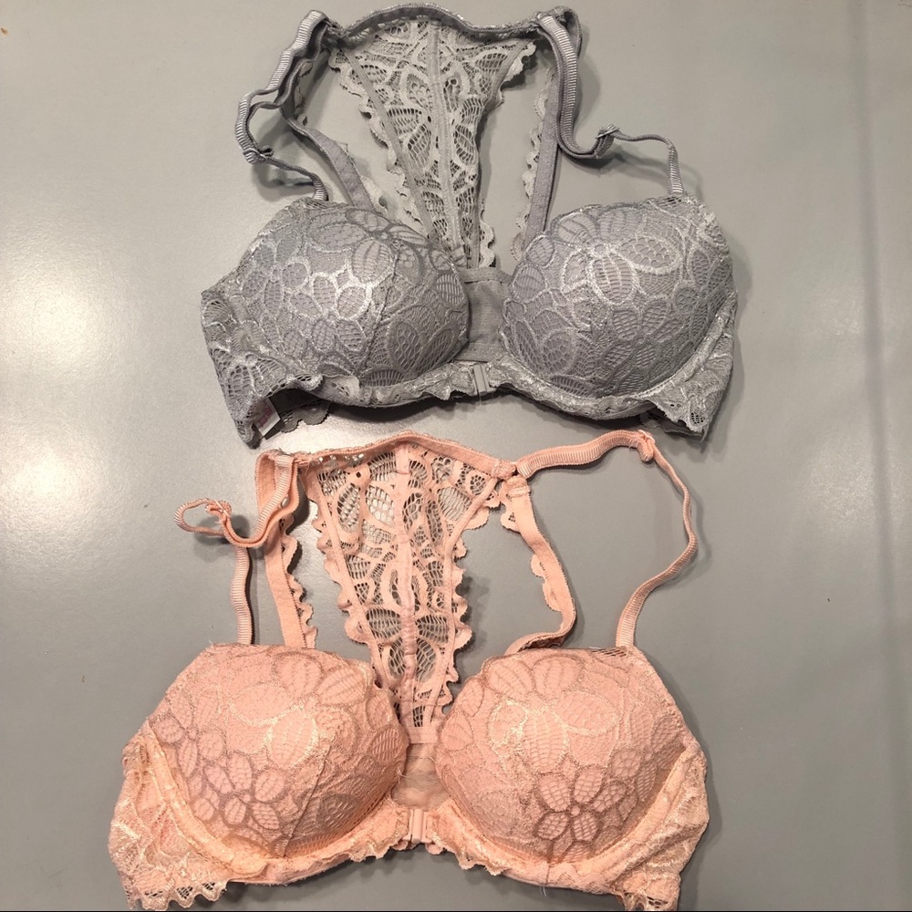 COPY - Victoria secrets sparkly push up bras bundle!